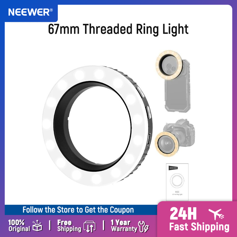 Photography Lighting Description - NEEWER Basics 67mm Pierścieniowa Lampa z