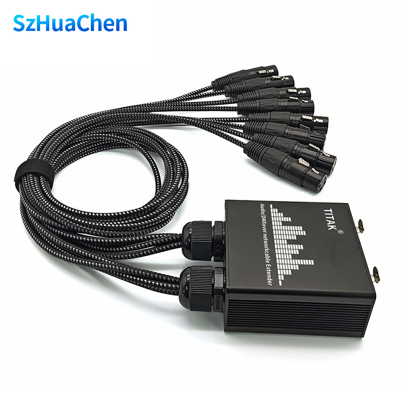 Photography Lighting Meter - 8-kanałowy kabel XLR z wtyczką RJ45,