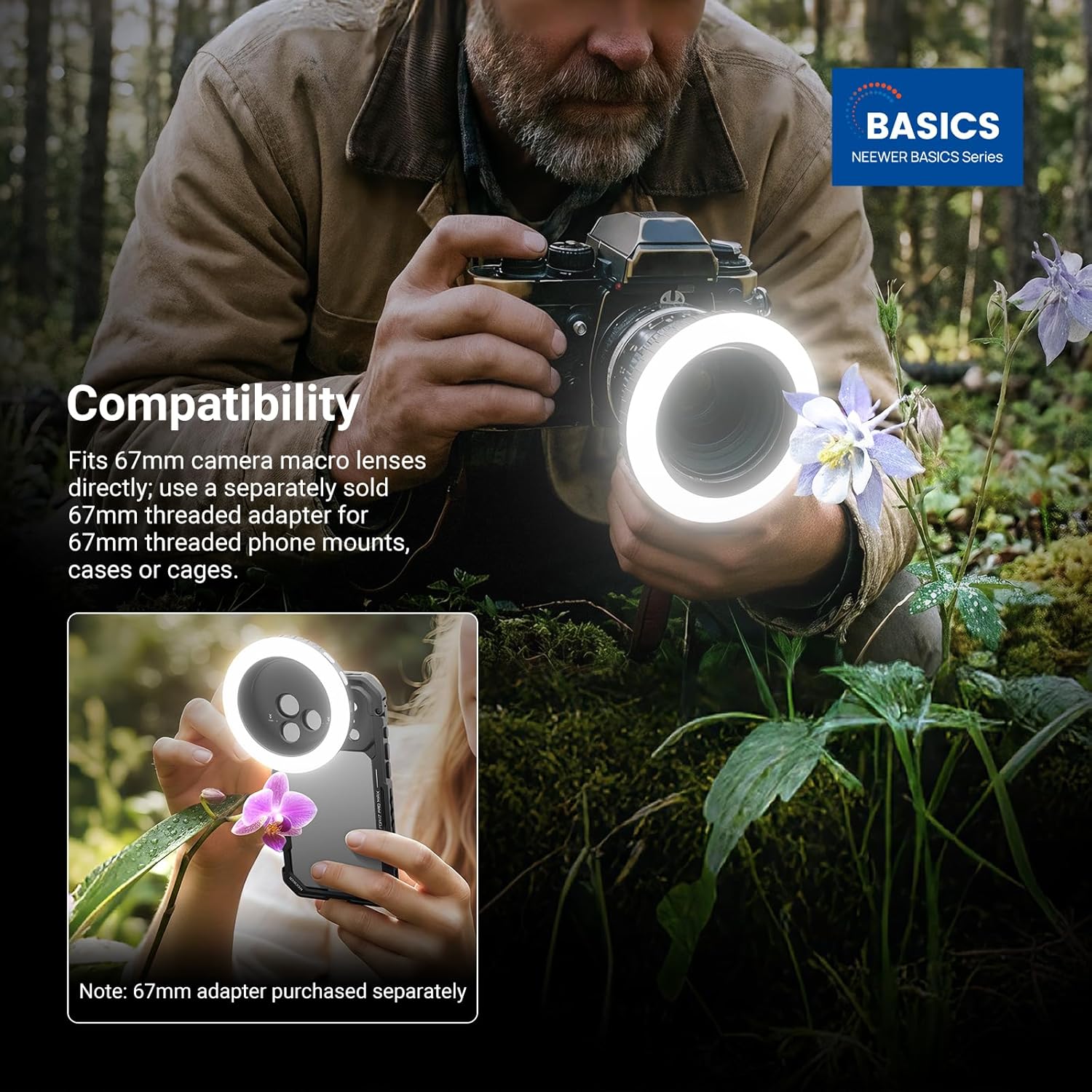 NEEWER Basics 67mm Pierścienio – Photography Lighting Description recenzja i cena