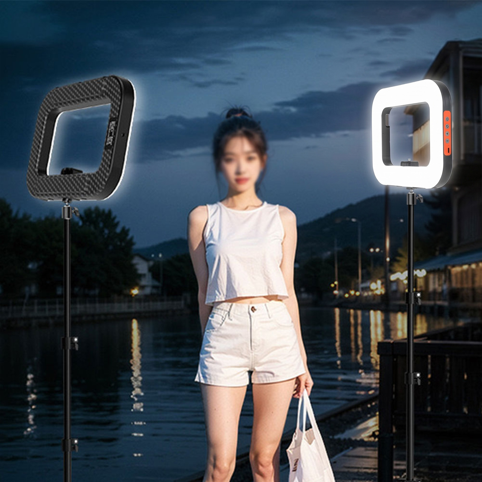 Ręczna lampa do selfie, wielof – Photography Lighting Handheld recenzja i cena