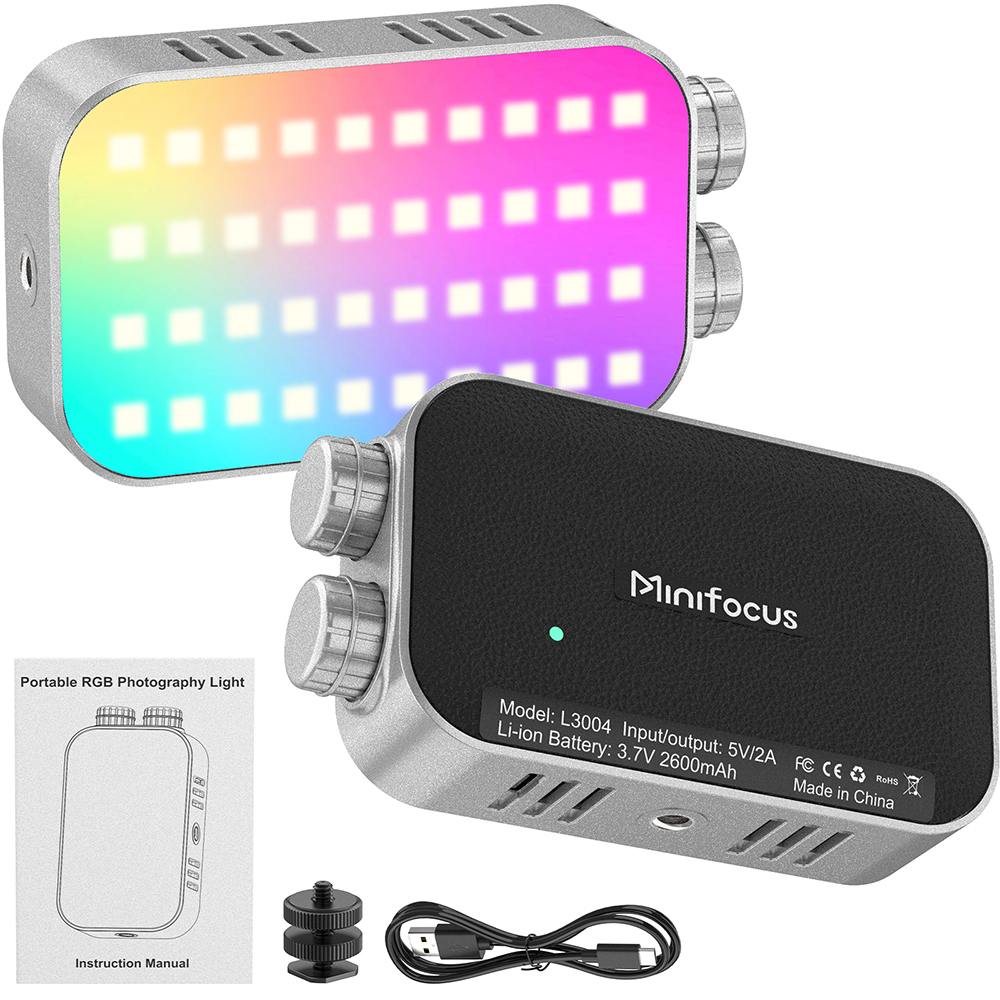 Przenośna lampa LED RGB Pocket – Photography Lighting Description recenzja i cena