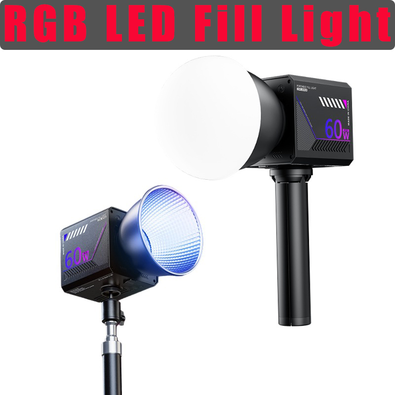 Lampa wideo RGB 60W, przenośna – Photography Lighting Meter recenzja i cena